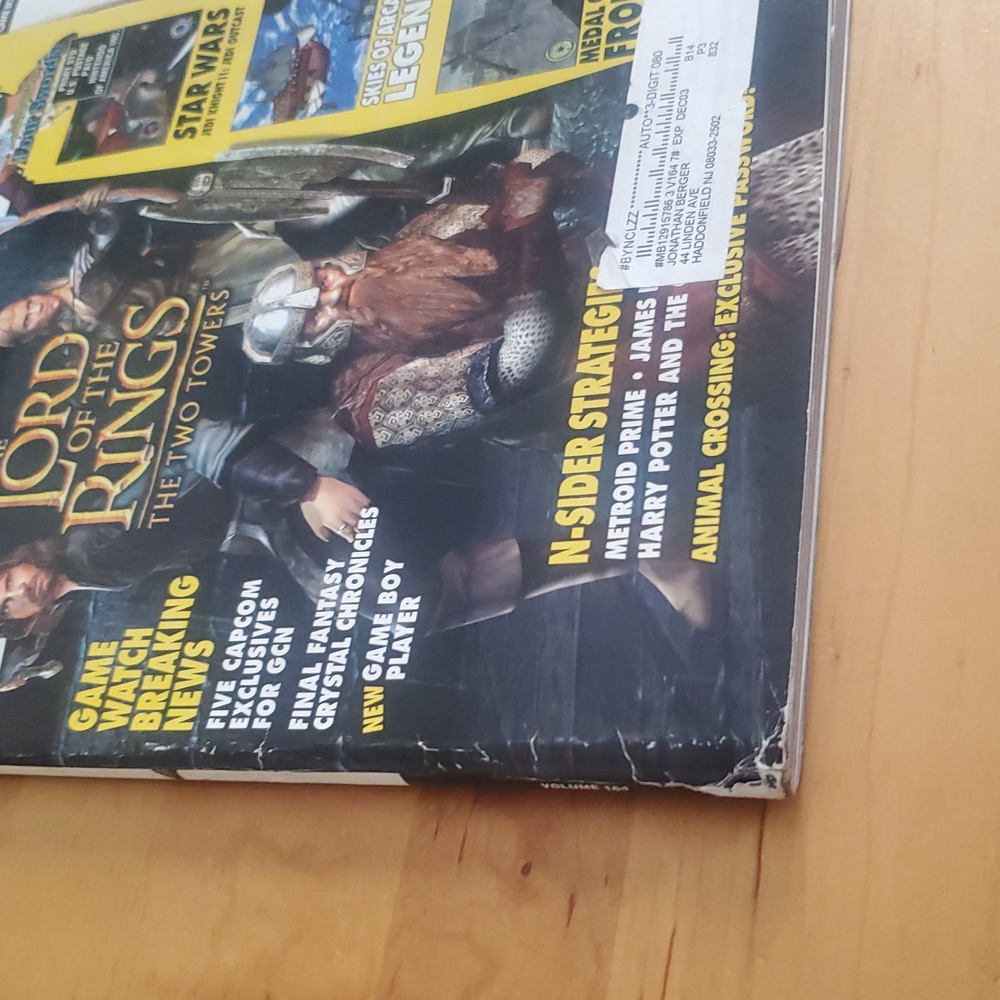 4 Nintendo Power Magazine ,Final Fantazy, Lord Of The Ring , Golden..... - Picture 10 of 12